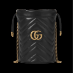 Gucci GG Marmont Mini &Auml;mbriga K&auml;ekott Must Naiste Kotid 575163-DTDRT-1000