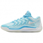 Nike KD 17 Slip Resistant Abrasion Resistant Low top Basketball Shoes Men's Blue FZ1526-400 44