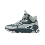 Puma Trinity Seeria Nahast Keskmise K&otilde;rgusega Mugavad Klassikalised Libisemiskindlad Vabaajajalatsid Meeste toss 393985-10 42 gray