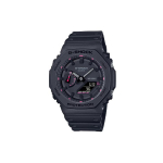 CASIO Meeste vedelkristall/analoog kahekordse n&auml;iduga seeria Must k&auml;ekell GA-2100P-1A GA-2100P-1A Black Dial