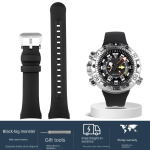Citizen BJ8050 BJ8050-08E v&auml;ike koletis Terasest rihmaotsik must Kummist rihm suur koletis BN2029 silikoonist kellarihm K&auml;ev&otilde;ru 0mm gray