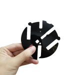 VW 110mm Volkswageni embleemi alusplaadi jaoks &ndash; Pagasiruumim&auml;rgi taustapaneel Golf 6/7/7.5, Polo, Passat, T-Roc, Arteon, T jaoks must