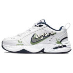 Nike Air Monarch 4 Nahast Libisemisvastane Kulumiskindel Madala s&auml;&auml;rega Paksude talladega Tossud Unisex Sinine Valge 415445-102(Team10-) 38.5