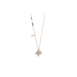 Swarovski Symbolica Romantiline Kaheksakandiline T&auml;ht Kristall Kaelakee Naiste kaelakee Roosa Kuld 5494352 Box (Random Color and Style)