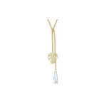 Swarovski troopiline leht Y-kujuline kaelakee Naistele kaelakee Valge 5519249 Box (Random Color)