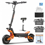 EU HOT TOURSOR X5 Kokkupandav Elektriline T&otilde;ukeratas 5000W Mootor 55km/h 50km S&otilde;iduulatus 52V/26AH Aku 11-tollised Rehvid T&auml;iskasvanutele TOURSOR X5-5000W-52V