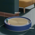 &Uuml;mmargune kassikraapimislaud kassivastase palliga m&auml;nguasjadega Naljakas teritatud k&uuml;&uuml;nte kaabits v&otilde;ib asendada kasside pesa Extra-large size sinine