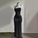 Uus Mood Suvi Seksikas Traksidega Pikk Kleit Y2K Seljast Lahtine Varrukateta Elegantne Peo Bodycon K&otilde;rge L&otilde;hikuga Pikad Kleidid Naiste &Uuml;hev&auml;rvilised Naiste R&otilde;ivad L must