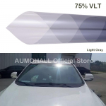 75% VLT Helehall Auto Esiklaasi Toonkile Esiosa Tagumise Klaasi Fooliumid Soojusisolatsioon 68% Esiklaasi P&auml;ikesekaitsekile 75x300cm 75x150cm