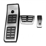 3 komplekti T&auml;pselt Sobivad Roostevabast Terasest Piduripedaal ja Jalatugi Auto Piduripedaali jaoks Lihtne Paigaldus Jalatugi