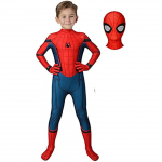 Laste Spiderman Homecoming Cosplay Kost&uuml;&uuml;m Halloweeni 110cm
