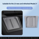 Tesla Model 3 jaoks Traadita Laadimisalus model3 Highland 2026 2026 Silikoon Tolmukindel Laadija Matt Auto Siseosade Tarvikud