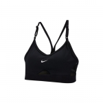Nike Naiste Dri-FIT Indy Kerge Toega Spordirinnahoidja Must Valge CZ4463-010 XS