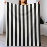 mustvalged triibulised viskepilt Soe aktsentpilt elutoa kaunistamiseks 102x76cm(40x30in)