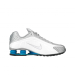 Nike Shox R4 Sinine Laguun Meeste Tossud Valge Metallik-H&otilde;be HQ1988-005 42.5