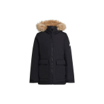 adidas Utilitas V&auml;li spordi kapuutsiga parka jope Naiste &uuml;ler&otilde;ivad Must GT1707 XS black