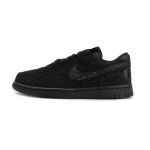 Nike Big Black Warrior Abrasion Resistant Slip Resistant Low top Skateboard Shoes Unisex Black White 854166-008(Team724-) 43 black