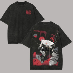 Sasori T-s&auml;rk Naruto Meestele Happepesu Tagak&uuml;ljel Tr&uuml;kitud Akatsuki Nukk Anime Graafiline Puuvillane T&auml;navar&otilde;ivad Sasori Vintage Bootleg T-s&auml;rk M