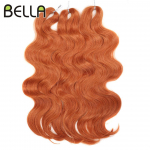 FASHION IDOL Keerutatud juuksed lainelised heegeldatud juuksed 24 3 tk S&uuml;nteetilised juuksed punutised hobusesaba kunstjuuksed lainelised ombeblondid oranžid juuksepikendused (as the picture,24inches-60cm)