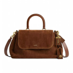 COACH Rogue SLOUCHY ROGUE 35 Kortsutatud Detailidega Eemaldatav &Otilde;larihm Nahast &Otilde;la Crossbody K&auml;ekott Suur Naiste Soe Pruun pruun