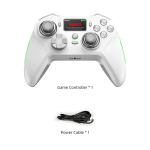 G8 traadita m&auml;ngukontroller nutiekraani, Hali joysticki, RGB, makro turbo ja g&uuml;roskoopilise vibratsiooniga