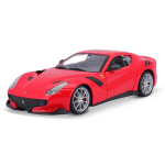 Bburago Ferrari F12 TDF Punane Valatud Mudel Valmistoodang 1/24 / Auto, 18-26021