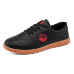 Lingwu Unisex Tai Chi v&otilde;itluskunstide ehtsast nahast treeningjalatsid veisenahast tallaga 40 black