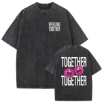 Vintage pestud Harry Styles We Belong Together tuur 2026 kahepoolse tr&uuml;kiga T-s&auml;rk meeste naiste vabaaja &uuml;legabariidilised puuvillased T-s&auml;rgid S mitmev&auml;rviline
