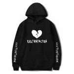 Uus mood Xxxtentacion Hoodie Rip Xxxtentacion Hip Hop R&auml;ppari kapuuts Jahseh Dwayne Onfroy Revenge meester&otilde;ivad XS must