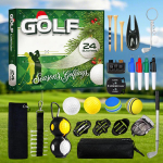 J&otilde;uluadvendi golf 24 p&auml;eva Spordidekoratsioonid Golfi treeningvahendid Tagasilugemisega kalender Huvilistele M&auml;ngijatele Kollektsion&auml;&auml;ridele A gray