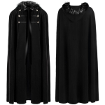 Punk Meeste Pikk Jakk Must Gooti Steampunk Kapuutsiga Trenchcoat Halloweeni Keep punane