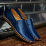 Suur Suurus Meeste Ehtne Nahk Pehmed Jalan&otilde;ud Slip-on Must Auk Jalan&otilde;ud Jalan&otilde;ud Ehtne Nahk Hingavad Loaferid Meeste Vabaaja Briti Stiil 38