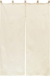 Noren Workshop Puuvillane Noren Kardin Poodidele ja Looduslik 85cm Lai x 120cm Looduslik Puuvill 11850 - Restoranid, &Uuml;hev&auml;rviline, V&auml;rviline, Pikk, Poolpikk