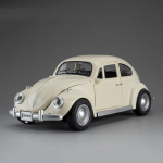 1:18 Mini Beetle 1955 Mudeli M&auml;nguautod Sulamist Valatud T&otilde;mmatav 4 Ust Avanevad Heli Tuli Simulatsioon S&otilde;iduki M&auml;nguasjad Lastele Kingitused valge