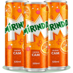 Mirinda Huong Cam Apelsinimaitsega gaseeritud karastusjook (Pakis 3) 320 ml purk COUGARilt, v&auml;rskendav kihisev tsitrusjook, magus ja hapukas kihisev jook