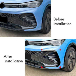 Volkswagen Tiguan MK3 Rline 2024+ Paar: S&uuml;sinikkiust mustriga ABS None gray