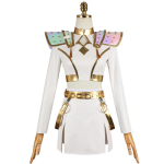K-POP Deemonik&uuml;tt T&uuml;drukute Grupi Cosplay: Rumi, Zoe ja Mira esinemisriided valges XXXL white