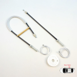 BWR5637 Tagumine parempoolne elektriline aknat&otilde;stuki regulaatori remondikomplekt Ford Focus MK2 II Cabriolet 2006-2010 jaoks 1517666