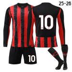 Pikkade varrukatega 26 AC Milan Kodune Jalgpallis&auml;rk Laste &Uuml;likond Ei. 14 Modric Ei. 11 Ibkaka 26