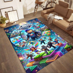 Roblox 112 P&otilde;randamatt Kontorimatt T&auml;iuslik elutubadesse k&ouml;&ouml;ki &otilde;ue &uuml;hiselamusse libisemisvastane vaip Anime kontori sisustus Vaimne kingitus 100cmx120cm