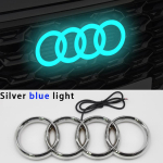 LED Logo Valgusti 249 273 285mm Esiv&otilde;re Staatiline Valge Valgus Veekindel Audi A3 A4 A5 A6 A7 A8 S3 S4 S5 S6 S7 TT Autostiilile 273mm