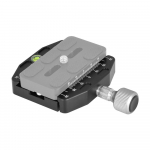 CL-70N 70 mm alumiiniumsulamist kiirkinnitusega QR-plaadi klamber 3/8-tolline 1/4-tollise adapteriga ja