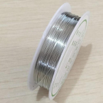 DIY k&auml;sitsi valmistatud p&auml;rlitega vasktraadist ehted helmestega ehete materjali jaoks 0.2mm