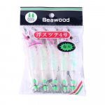 5 tk ABS krevettide lant Hengjia kalap&uuml;&uuml;gi krevettide kalmaari konksu vobbler kalastustarbed