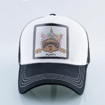 Truckeri pesapallim&uuml;ts meeste naiste printimine kutsikalappidele Snapback hip hop luud Unisex suvised v&otilde;rguk&uuml;barad 56-59CM valge