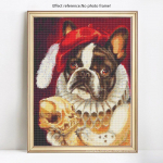 5D Teemantv&auml;rvimine &Uuml;mmargused Kivid Loomad Teemantmaali Koer Hobi Teemant 20X30