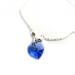 Les Tr&eacute;sors De Lily [M1771] - Bracelet Argent 'Love' bleu (cristal) sinine