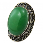 H&otilde;bes&otilde;rmus 'Heaven' roheline jade - 34x23 mm 58 roheline