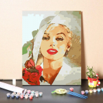 DIY v&auml;rvid numbrite j&auml;rgi &otilde;limaali komplekt L&otilde;uend DIY &otilde;limaal numbrite j&auml;rgi Seinakunsti kaunistused kodukinki kunstiks ja hobideks 40x50cm no frame