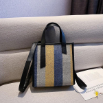 SCIONE Retro Bucket Bag Uus moodne s&uuml;gisene ruuduline &uuml;he &otilde;lakott naiste kott 24cm*8cm*22cm must